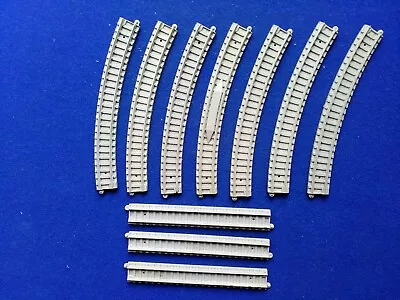 10 Pieces Of LONE STAR TREBLE O TRAINS TRACK Good Condition 1960s Plastic. • £1.50