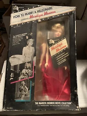 $29.99 • Buy Vintage Marilyn Monroe 12  Vintage Doll 1982 Tristar How To Marry A Millionaire
