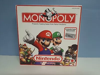 Monopoly Nintendo Collector's Edition Hasbro 2008 Complete • $15.99