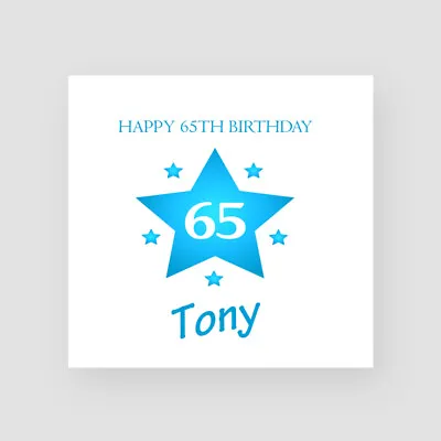£3.85 • Buy Personalised Handmade 65th Birthday Card Dad 65th Birthday Gifts Husband