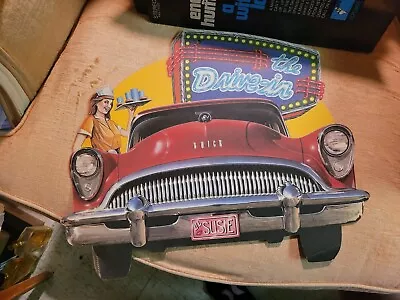 Vintage Drive In  Buick Sign Cardboard • $35