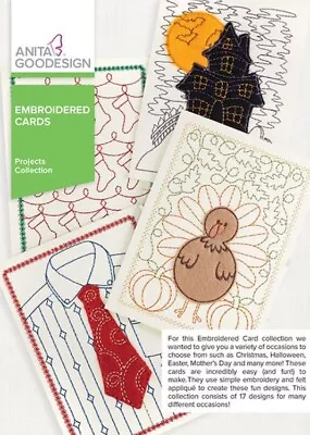 Embroidered Cards - Anita Goodesign • $14.99