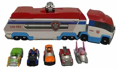 Paw Patrol Launch N Haul Paw Patroller Transforming 2 In 1 Track Set + 6 Cars! • $30