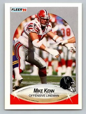 1990 Fleer     #380 Mike Kenn  Atlanta Falcons  Football Card • $1.50