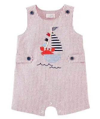 Mud Pie Sail Away Sailing Crab Jon Jon Shortall  9-12 Months • $24.56