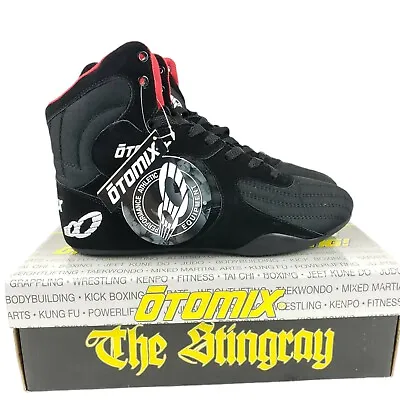 Otomix Stingray Black Bodybuilding Weightlifting MMA Grappling Shoes Size 10  • $74.91