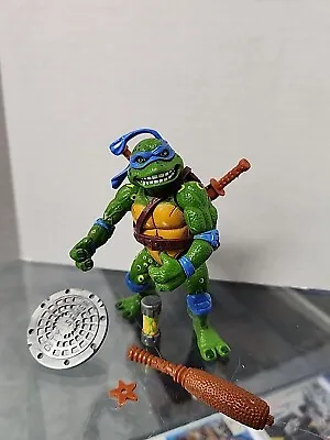 1991 TMNT Movie Star Leo Leonardo Vintage Action Figure Near Complete • $34