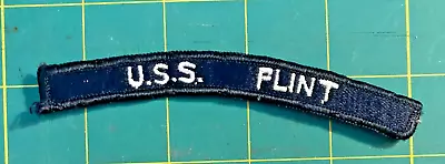 Us Navy Shoulder Patch For Uss Flint (ae-32) Ammunition Ship. • $3.95