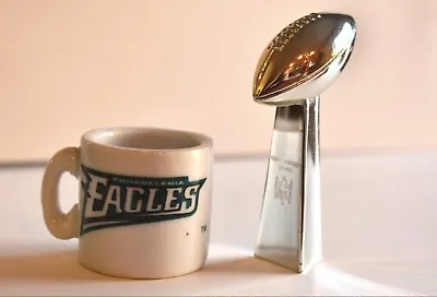 Nfl Philadelphia Eagles 1.1-inch Mini Mug+ Lombardi Trophy Super Bowl Lii Champs • $150