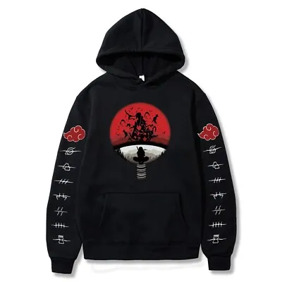 Naruto Uchiha Itachi Anime Manga Series Teens Men Women Pullover Inspire Hoodies • $25