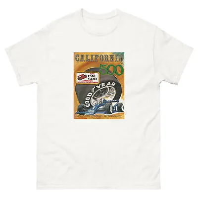 Vintage 1980 Ontario California 500 Indy Car Race Gildan T-Shirt • $26.99