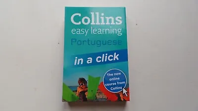 Collins Easy Learning Portuguese In A Click Cd Only No Book • £3.99