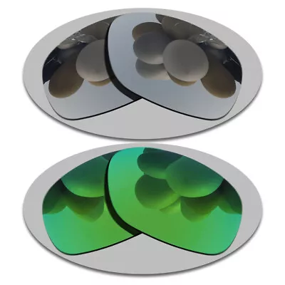 Silver&Green Anti-Scratch Lenses Replacement For-Oakley Dangerous Polarized • $15.56