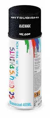 For Mitsubishi Aerosol Spray Paint Black Magic Ml008 Car Can Scratch Fix Repair • £16.99
