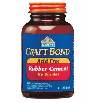 Elmer's Craft Bond Rubber Cement 4 Oz. • $4.90