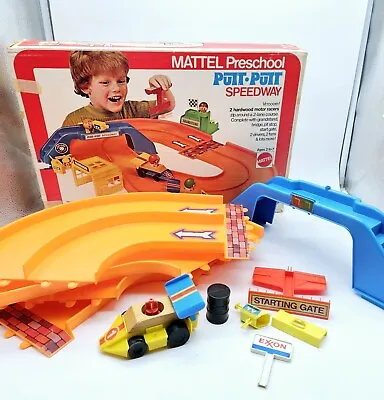 Mattel Preschool Putt Putt Speedway Playset 1974 Incomplete In Original Box  • $24.95