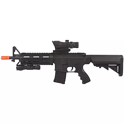 350 FPS FULL SIZE M4 SPRING AIRSOFT RIFLE GUN W/ RED DOT SIGHT 6mm BB BBs • $34.95