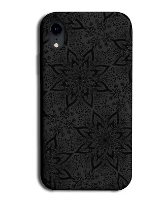 £11.99 • Buy Black And Grey Mandala Flowers Phone Case Cover Flower Print Design Indian N604