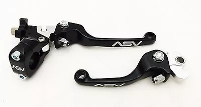 ASV F3 Front Brake Clutch Perch Levers Pair Pack Black Suzuki RMZ 250 RMZ 450 • $149.95