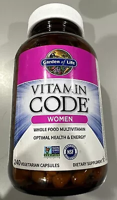 Garden Of Life Vitamin Code Women Multivitamin 240 Capsules  exp 6/24 • $35