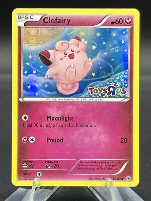 Pokemon Clefairy Toys R Us Promo Generations 50/83 Holo Rare Stamped Near Mint • $7