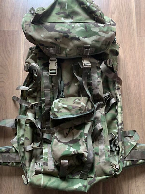 £79.99 • Buy British Army Issue PLCE MTP Long Back Bergen Bergan New 90L