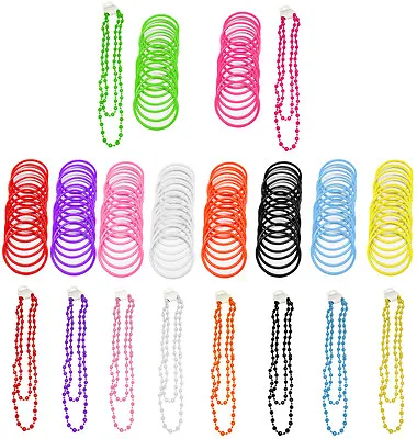 £2.99 • Buy 1980's Neon UV Gummies Bangles Bracelet Beads Necklaces For Tutu Set Fancy Dress