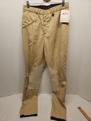 Vintage Georg Schumacher Breeches 36L Womens Horse Riding Apparel Beige Pants • $54.90