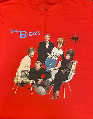 The B-52s RED PLANET T-Shirt Short Sleeve Cotton Red Men Size S To 5XL BE1324 • $20.89