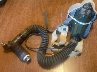 $75 • Buy Vietnam War USAF Air Force Pilot's Oxygen Mask Sierra Type MBU-5/P