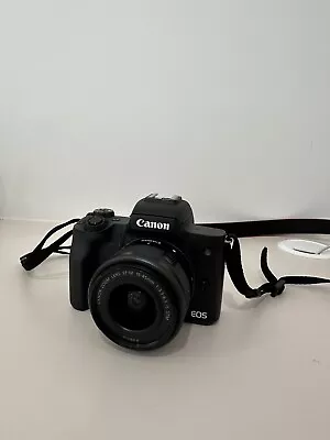 Canon EOS M50 Mirrorless Camera With 15-45mm Lens • $700