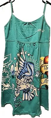 Y2K Ed Hardy Intimates Sundress  TRUE LOVE  MEDUIM • $39