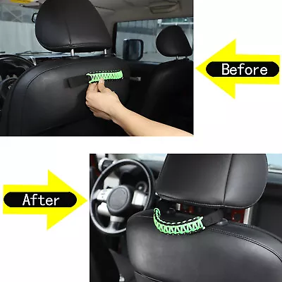 Green Grab Handle Roll Rear Seat Headrest Grip For Toyota FJ Cruiser 07-21 • $12.99