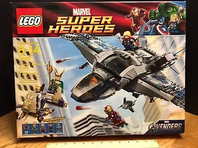✰ Lego ✰ Quinjet Arial Battle ✰ #6869 Marvel ✰ Loki✰ Thor✰ Black Widow Avengers • $79