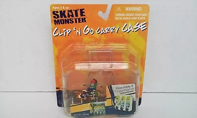 SKATE MONSTER Clip N Go Carry Case For TECH DECK Fingerboard Skateboard 2008 NEW • $12.99