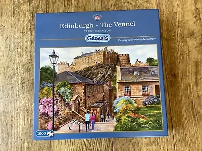£3.50 • Buy Edinburgh - The Vennel By Terry Harrison 1000 Piece Jigsaw From Gibsons