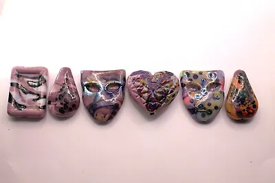 Bespoke Lampwork Glass Focal Beads By FunkeeGlass Group#10 • £22