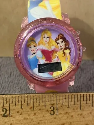 Disney Princess Accutime Watch Pink Band Some Scratches. • $14.43