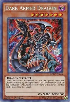 Dark Armed Dragon LCKC-EN068 Secret Rare 1st Edition • £4.99