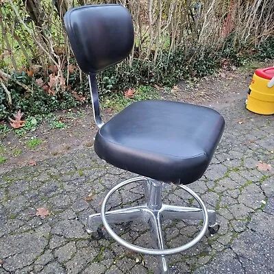 Reliance Exam Doctor Office Chair Chrome INDUSTRIAL VINTAGE  • $95