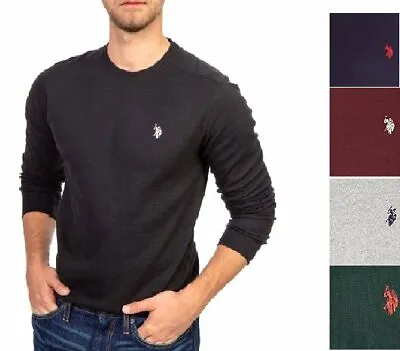 $16.95 • Buy U.S. Polo Assn. Men's Long Sleeve Crew Neck Solid Thermal Shirt
