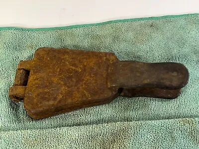 Antique Hinged Lead Sinker Mold 4 Depression Cast Metal Weight • $11.95