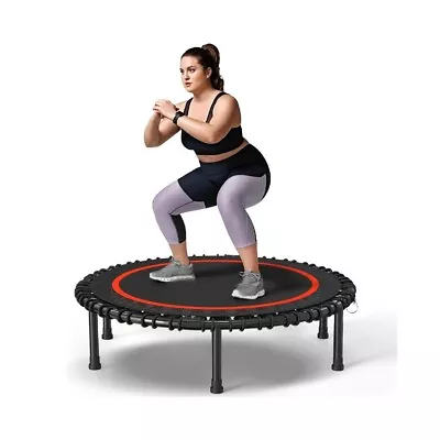 450LBS Foldable Mini Trampoline 40  Fitness Trampoline With Durable Bungees • $94.99