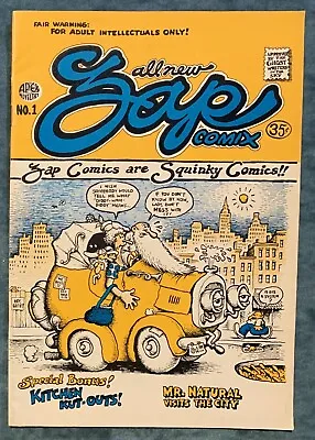 Zap Comix #1  Underground Comix  R. Crumb Art • $49.98