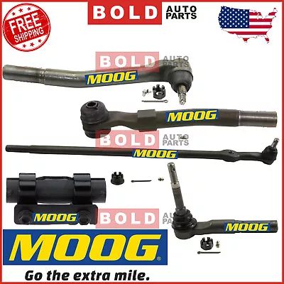 MOOG Tie Rod Ends Steering Drag Link Suspension Kit For Ford F-250 F-350 SD 4WD • $310.95