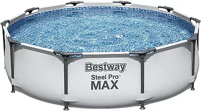 Bestway Steel Pro Frame Swimming Pool With Pump - 10ft X 30  (3.05m X 0.76m) • £109.99