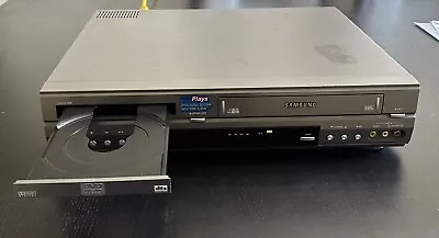 Samsung DVD-V1000 DVD/VCR Combo-DVD To VHS Recorder Tested Working No Remote • $49.99