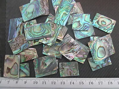 1oz Green Paua Abalone Shell Blanks.060  Thickness.12-16 Inlay Material Pieces  • $29.95