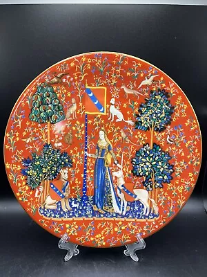 Vintage 1980 La Dame A La Licorne Haviland Limoges France Plate No 4 Limited Ed. • $69.99