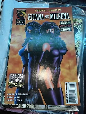 Mortal Kombat: Kitana & Mileena #1 Greg Horn Cover Art Malibu Comics 1995 • $80